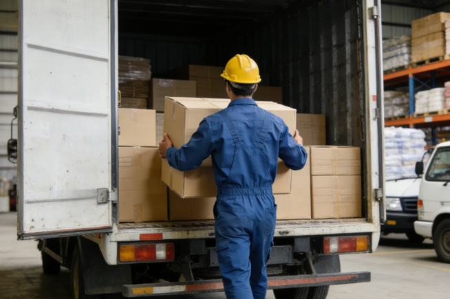 装卸工工作现场 装卸工工作现场