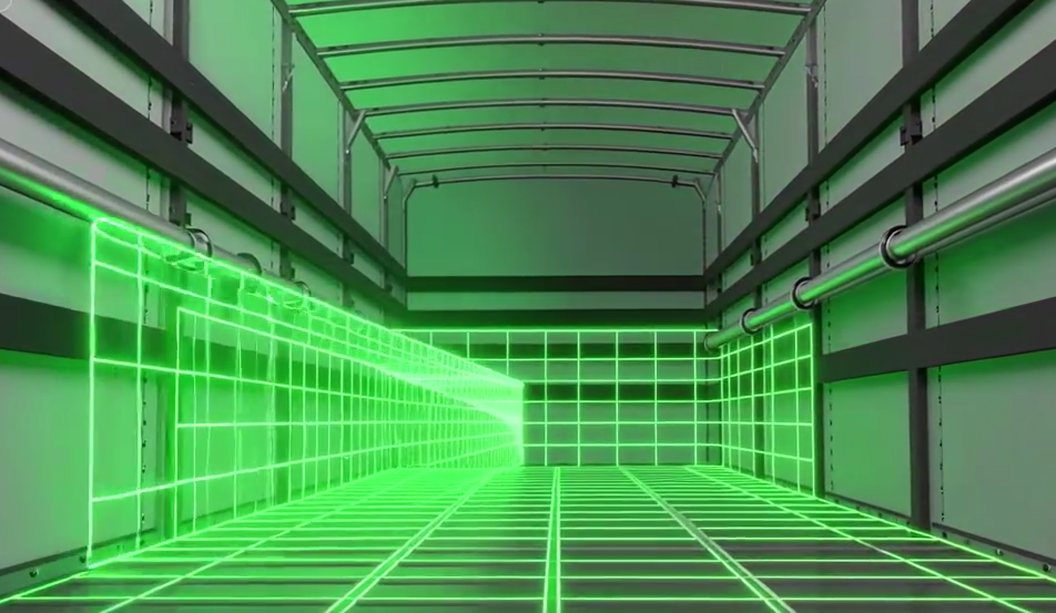 车厢3D扫描示意 车厢3D扫描示意